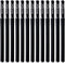 VILLCASE Black Gel Pens, 20pcs Fine Point Black Ink Pens Bulk, Smooth Writing 0.5mm Ballpoint Pens for Office Supplies
