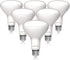 BR30 LED Flood Light Bulb, 9W, 65W Equivalent, 2700K Soft White, Non-Dimmable, E26 Base, 6PCS