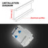 Aopin 10A 230V Miniature Circuit Breaker 1 Pole DZ47-63, DIN Rail Mount, Leakage Overload Short Circuit Protection