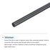 MECCANIXITY 2 Pack Carbon Fiber Rod 150mm, 6mm for RC Plane DIY Tool, Wing Tube, Quadcopter Arm