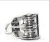 1PCS Lifting Double Pulley - Stainless Steel Heavy Duty Double Wheel Swivel Lifting Rope Pulley Block M32