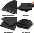 TIHONORI 8mm Projects,1030cm Rigid Polypropylene Plastic Sheet Black PP Sheet for Heavy Duty Storage Units, Benches