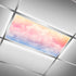 Sunnyhut 2 Pack School,4 2 Fluorescent Light Cover for Ceiling Light - Colorful Clouds Magnetic Light Covers Classroom