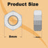 Juvielich 100pcs M5-0.8 304 M5 0.8mm Hex Nut, Stainless Steel, x Tiny Nuts Fasteners, Hex Drive, Metric, Right Hand