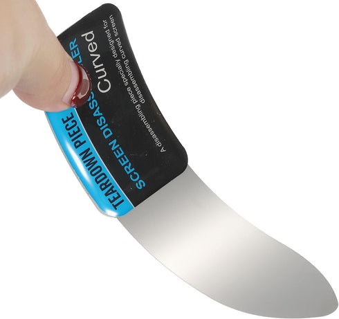 PATIKIL Professional Flat Curved Spudger Pry Blade 0.1mm Ultra Thin Stainless Steel Tool for Mobile Phone Repair