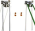 heyous Stainless Steel Pulley Block, Single Wheel Swivel Lifting Rope Pulley Block with Mounting Screws