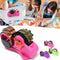 Heat Tape Dispenser Sublimation, Multiple Roll Cut for 1" and 3" Core, Semi-Automatic with Compartment Slots