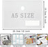 Plastic Envelope, Clear Poly Envelope with Pocket, 36 Pack, A5 Size Document Pouch Organizer with Closure