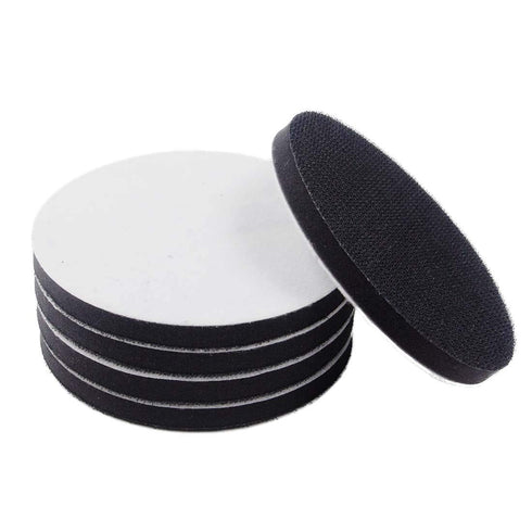 5 Pack 5 Inch Soft Density Interface Pads Hook and Loop Sponge Cushion Buffer Backing Pad (Set of 5)