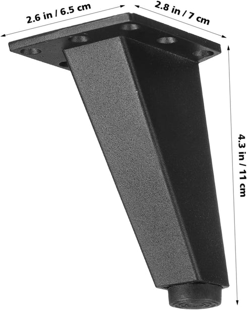 4Pcs NUOBESTY Cabinet Feet for Bathroom Tv Stand and Sofa Support Strong Load Capacity Easy Installation Durable