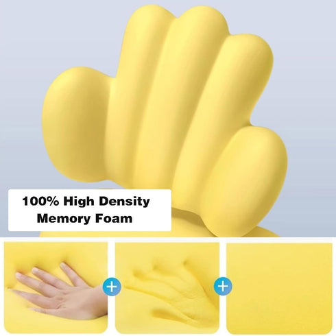 Tophacker Seat Cushion & Lumbar Support Pillow for Office Chair, Memory Foam Car Seat Cushions Back Support Pillows