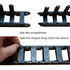 2pcs 39.3 inch Carrier Drag Chain Cable, Black Open Type for CNC Router Mill and 3D Printer, Includes Connectors and