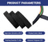 YYTQP 5 3/4 Inch 49 Wiring Harness Tape High Temp Wire Cable Loom Self-Adhesive Fabric Tape for Automobile Electrical
