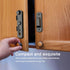 2PCS 180 Degree Flip Barn Door Lock, Sliding Barn Door Latches, Gate Latch for Barn, Sliding, Pet, Garage, Bathroom,