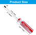 T27 Torx Screwdriver with Magnetic Head, Insulated PVC Handle, 100mm Working Length Security Tool for DIY Repairing