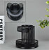 Generic 7 360 BLACK Rotating Spiral Metal Mesh Compartment Degrees Desk Organizer Pencil Holder