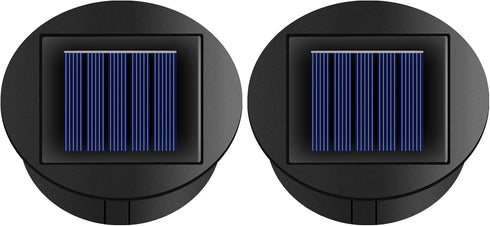 2 Pack Solar Lights Replacement Top Parts, 7 Lumens Lantern Lids for Outdoor Decorations