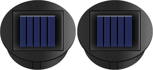 2 Pack Solar Lights Replacement Top Parts, 7 Lumens Lantern Lids for Outdoor Decorations