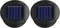 2 Pack Solar Lights Replacement Top Parts, 7 Lumens Lantern Lids for Outdoor Decorations