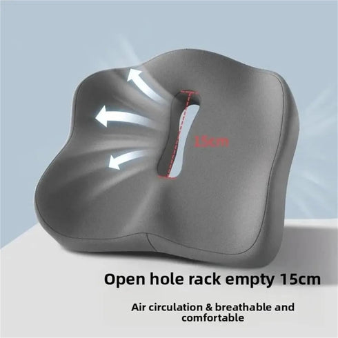 JJKSKV Tailbone Memory Foam Coccyx Cushion for Pain Relief - Non-Slip Orthopedic Seat Cushion for Office and Car