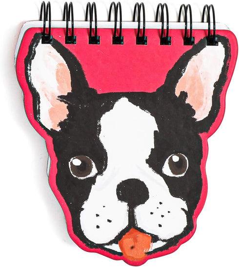 Paper Junkie Dog Lover's Hardcover Notebook Set, 3 Die Cut Spiral Notepads (5.5 x 4.5 Inches, 3 Pack)