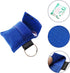 Set 50 (Colorful-50PCS) of CPR Mask, Disposable CPR Shield Mask Emergency Mask Key Chain Ring ,with One-Way Valve