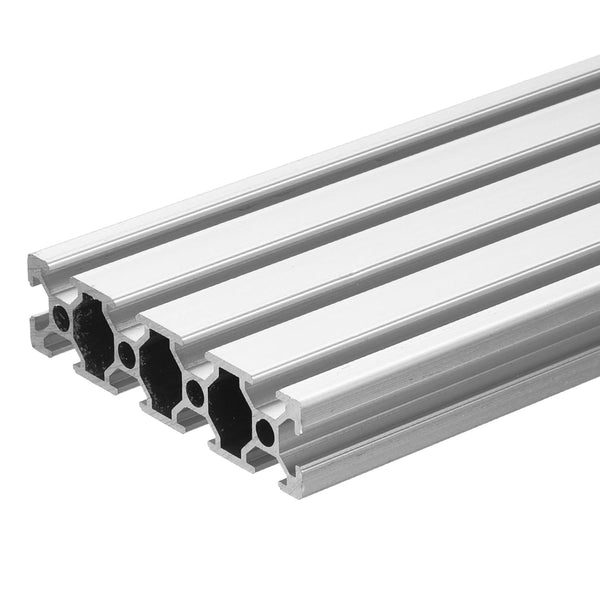 uxcell T Slot 2080 Aluminum Extrusion Profile, 400mm x 80mm Linear Rail for 3D Printer, CNC, DIY (Silver Tone)