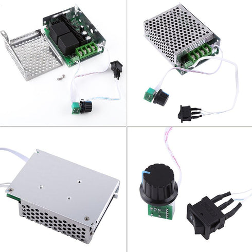 Motor Speed Controller Switch, DC PWM Motor Controller for Brushed DC Motor Speed Control DC10V to 50V 30A