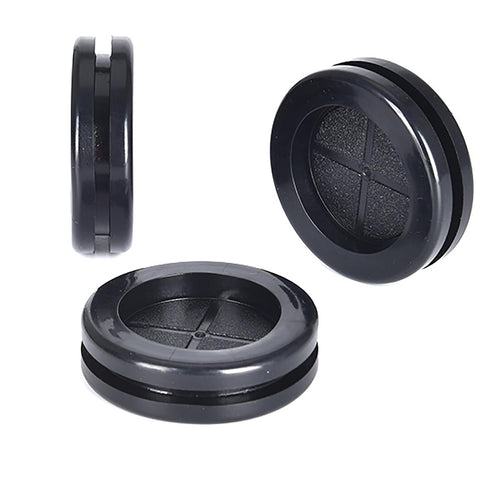 ZHYOHEN 4PCS 2 Inch Black Rubber Wiring Washer Automotive Firewall Gasket Electrical Cabinet Cable Sheathing Circular