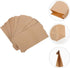 60g 3# 100pcs Packaging SOLUSTRE Kraft Paper Bread Bags Small Size Thin Portable Bakery Treat Bags for Household Cookie