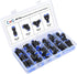 40Pcs Quick Connect Air Hose Fittings 1/4 inch OD, Pneumatic Push to Connect Fittings Kit for 1/4 inch Tube