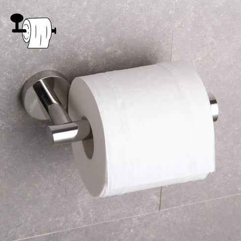 304 GERZ SUS Stainless Steel Toilet Paper Roll Holder Paper Towel Dispenser Tissue Hanger Wall Mounted Polished Chrome