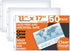 Performore 50 Pack of Sheet Protectors, 11" x 17" Landscape Clear Top Loading Sleeves for Paper and Documents,