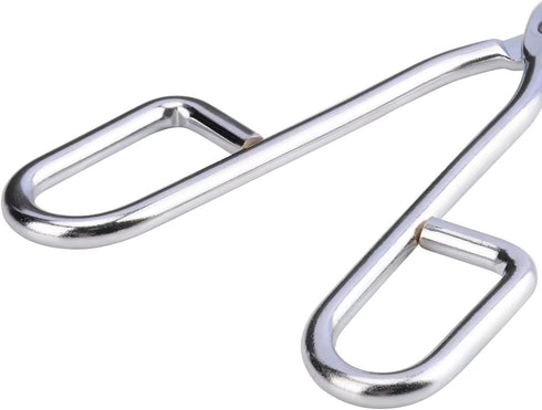 stonylab Laboratory Beaker Tongs, Beaker Clamp with Plastic Coated Jaws, 10 inches Length