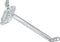 Azar Displays 800004-C Pack of 50 Clear Pegboard Hooks - 4” Polycarbonate Plastic Hook Set for Retail