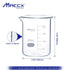 6.7oz (200ml) Sturdy Glass Beaker, 3.3 Borosilicate Griffin Low Form with Printed Graduation, Pack of 6