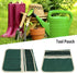 Tufgo Foldable Garden Kneeler Tool Bag with Side Pockets Portable Oxford Cloth Storage Pouch for Outdoor Yard Work