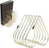 Watris Veiyi Gold Files Folder Stand, Desktop Iron Storage Rack, 5 Slot Heart Shaped File Holder for Office Home Decor