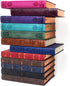 Leatherette Vintage Journal - Hard Cover Lined Notebook, A5 Size, 5.7'' x 8.1''