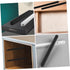 2pcs Veemoon Side Mount Cabinet Drawer Slides with Smooth Wheel Track Guides for Dressers Wardrobes Bedside Cabinets