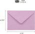 Pukka Pad, Carpe Diem Gummed Envelopes for Greeting Cards - Pack of 25 Pastel A2 Envelopes, 4.38 x 5.75 in