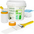 32oz, DWIL Wood Furniture Paint White Wood Paint for Furniture, Cabinet, Door, Kitchen - Matte, With Tools