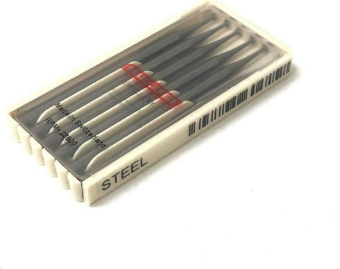 6 Setting 2.4mm HH Burs Knife Edge Cut Lentil PCS Bur Channel Swiss Made M@illefer