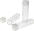 The Beadsmith Clear Plastic Tubes, 2 x .5 Inch Square with Flat Caps, Bag of 100