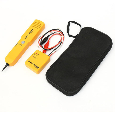 Wire Tracker, Cable Finder Tone Generator Probe Tracer with RJ11-plug Audio Sender and Probe Kit
