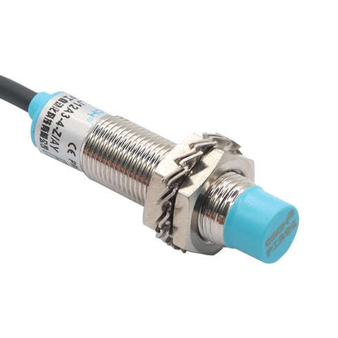 OMCH LJ12A3-4-Z/AY M12 12mm 4mm 6-36V 300mA, 3-Wire PNP NC Inductive Proximity Sensor Switch, Thread, Sensing Distance