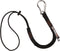 Ergodyne Squids 3105 Tool Lanyard with Aluminum Screw Lock Carabiner, 15lbs Tool Weight Capacity, Black