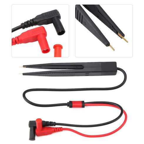 Portable SMD Chip Test Clip Meter, Multimeter Clip for Capacitor Testing