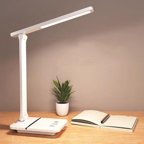 Cordless LED Desk Lamp, 6000mAh Rechargeable Battery Operated Light, Eye-Caring Reading Lamp for Students, 3 Modes