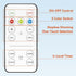Neporal MagicGlow Rechargeable Light Bulbs with Remote, 3 Colors Shift + Dimmable, A19, 1 Pack